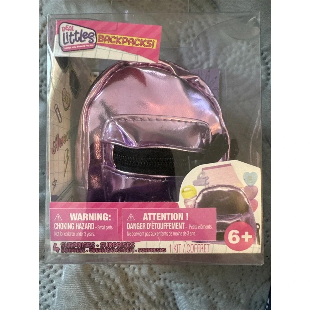 Real Littles Backpack - The Mini Bags Purple Filled‎ with Surprises